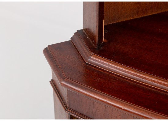 Corner dish cabinet