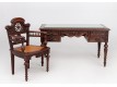 Desk with armchair