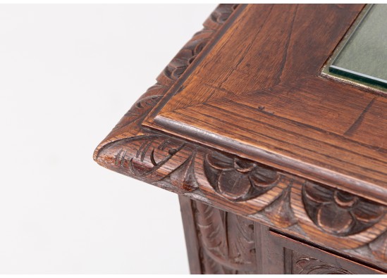 Desk with armchair