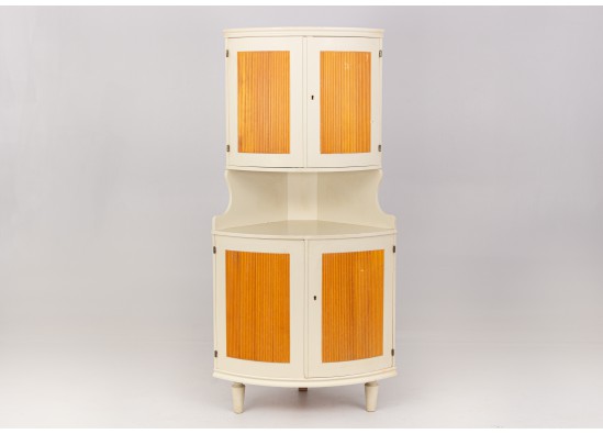 Corner dish cabinet