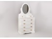 Commode with mirror