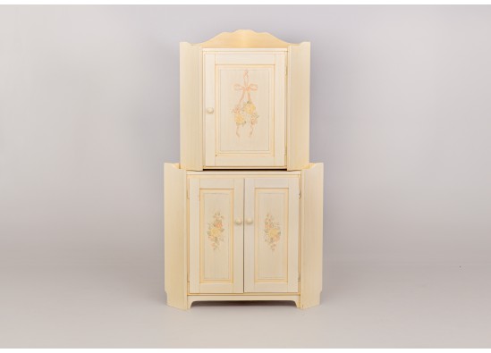 Corner dish cabinet