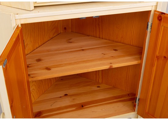 Corner dish cabinet