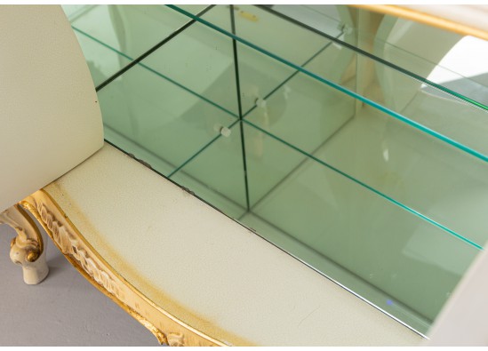 Commode with mirror
