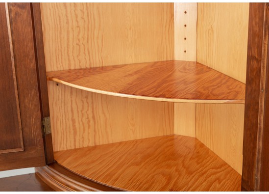 Corner dish cabinet