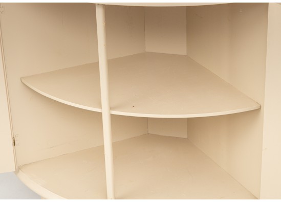 Corner dish cabinet