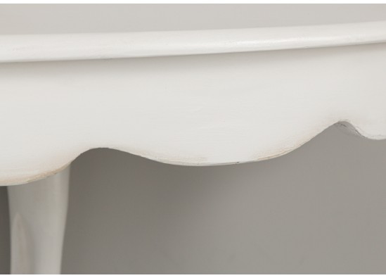 Console with mirror