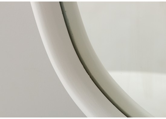 Console with mirror
