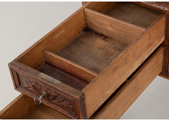 Desk with armchair