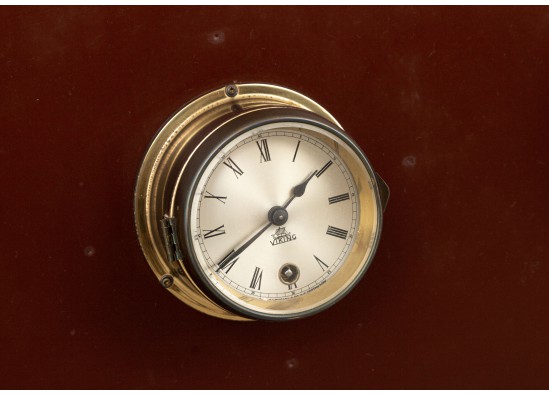 Interior detail (clock  and barometer)