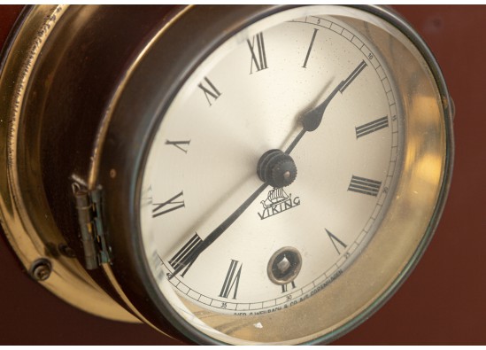 Interior detail (clock  and barometer)