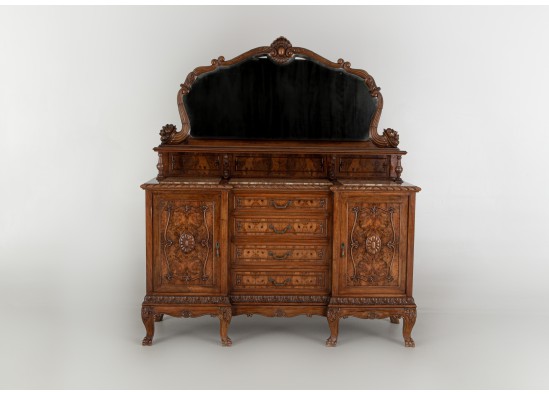 Commode with mirror 