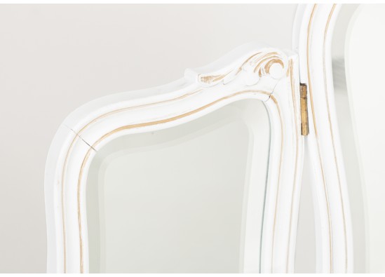 Dressing table with mirror