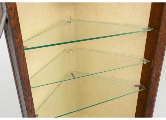 Corner dish cabinet