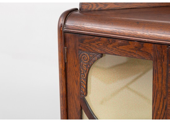 Corner dish cabinet