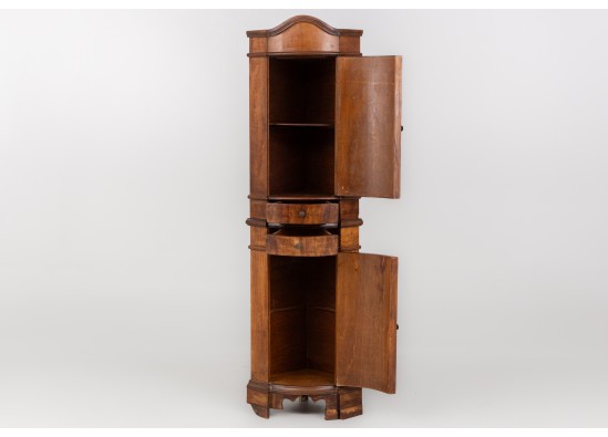 Corner dish cabinet