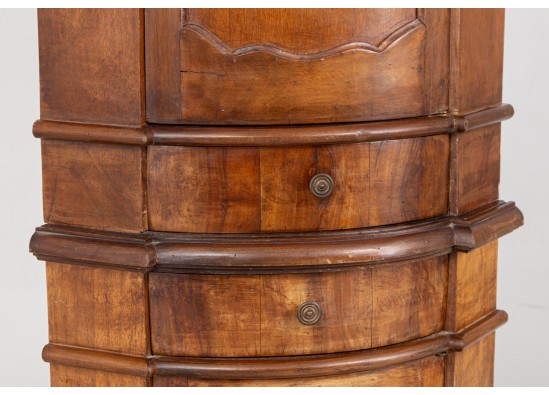 Corner dish cabinet