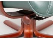 Chair with pouf