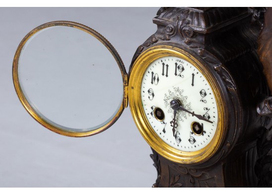 Clock and vases (2 items)