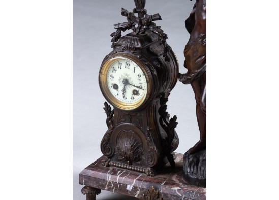 Clock and vases (2 items)