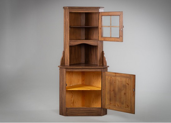 Corner Dish Cabinet