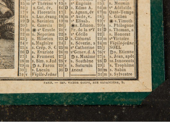 Lithography - Calendar