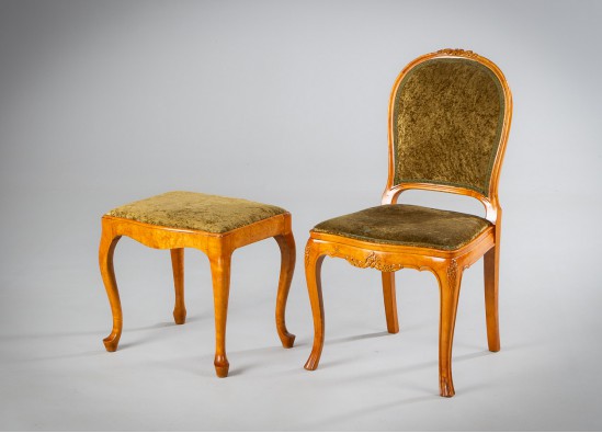 Chair + Pouffe