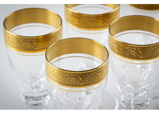 Set of glasses + sweetbox