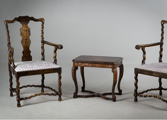 Armchair (2 items) + Table