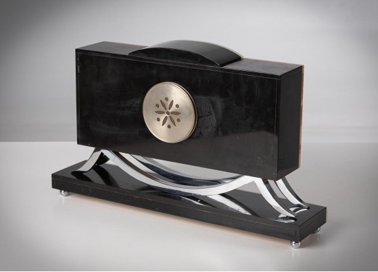 Pastatomas laikrodis + 2 žvakidės