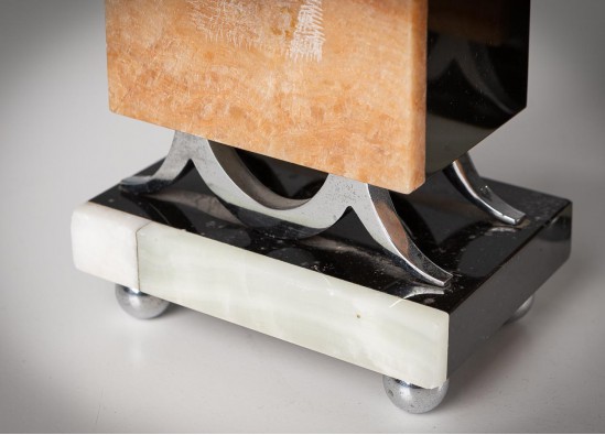 Часы и подсвечники (2 шт.)