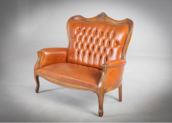 Odinių baldų komplektas