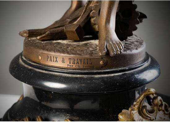 Laikrodis + Žvakidės 2vnt