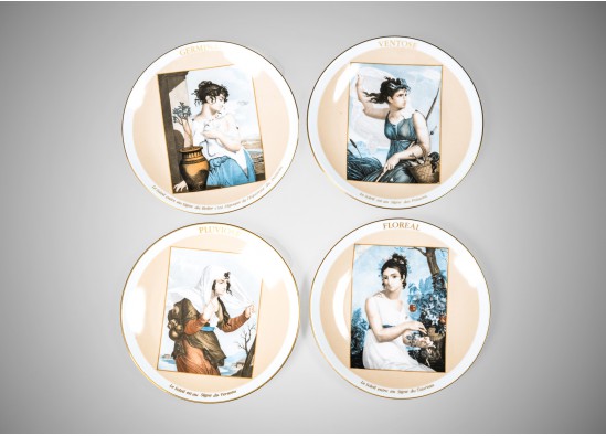 Decorative plate set (4 pcs.)