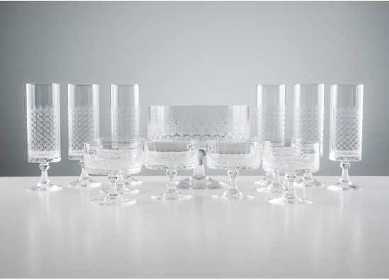 Set of glasses