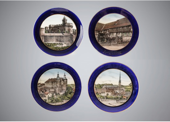 Декоративные тарелки, 4 шт.