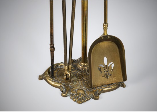 Set of fireplace tools
