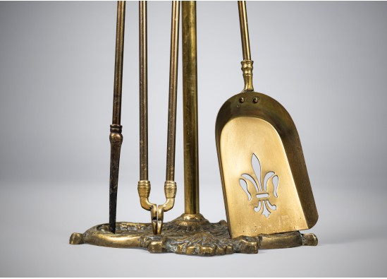 Set of fireplace tools