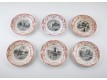 Set of 6 decorative plates.