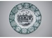 Set of 10 decorative plates