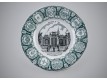 Set of 10 decorative plates