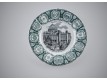 Set of 10 decorative plates