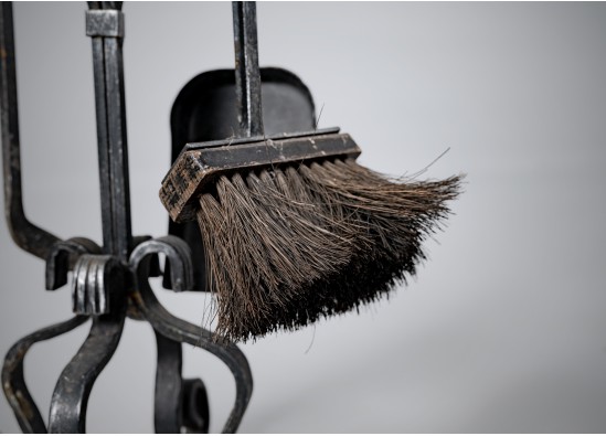 Set of fireplace tools